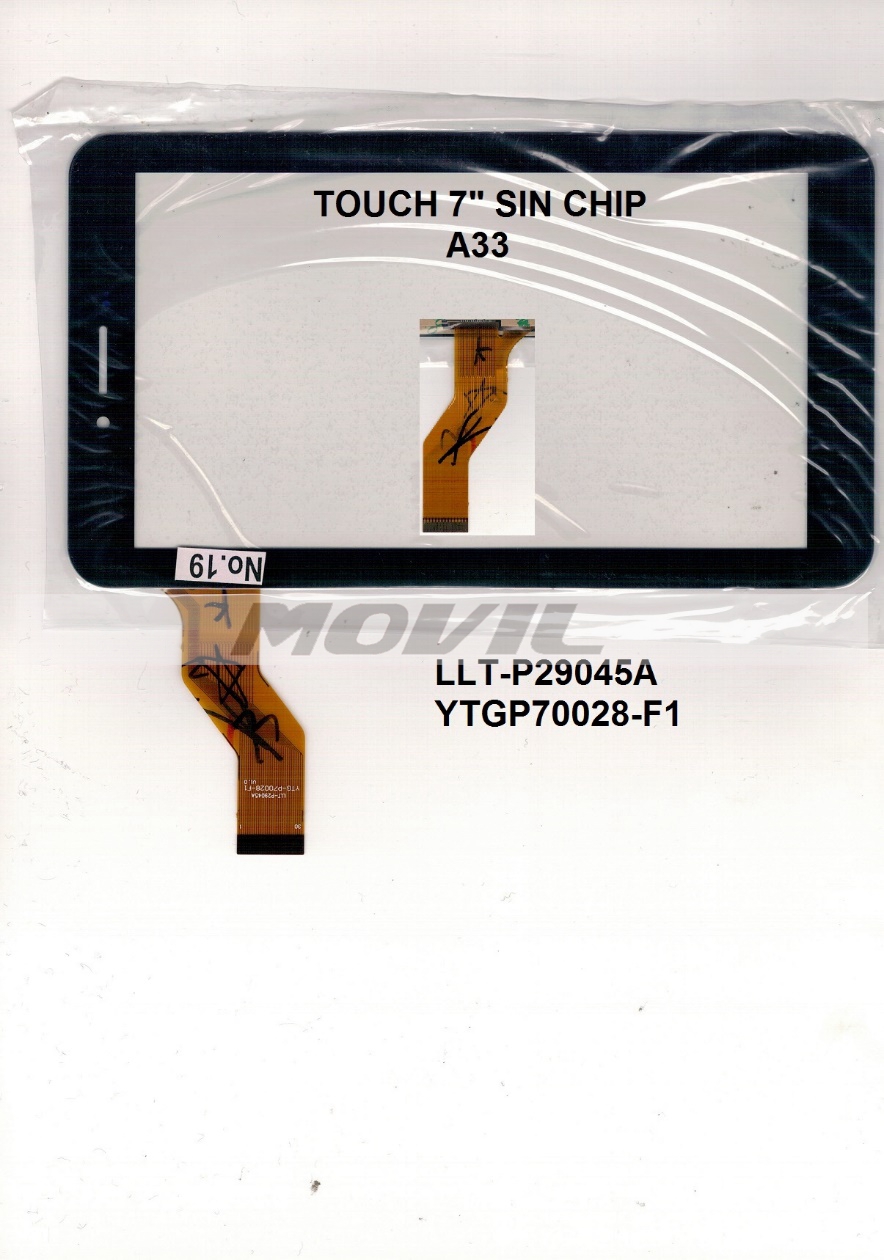 Touch tactil para tablet flex 7 inch SIN CHIP A33 LLT-P29045A YTGP70028-F1